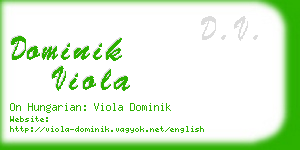 dominik viola business card